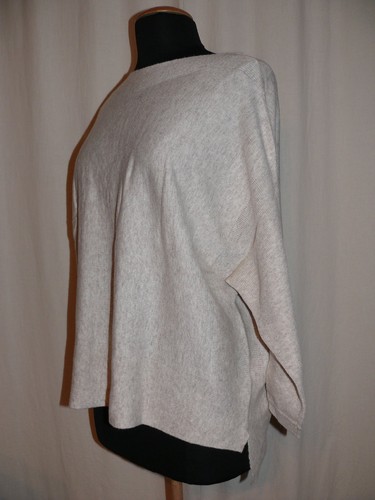 SOLO suéter de punto fino refinado FILIPPA 7/8 SUÉTER KNT beige L NUEVO - Imagen 4 de 4