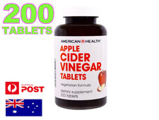 APPLE CIDER VINEGAR TABLETS 200 TABLETS FOR SUGAR & FAT METABOLISM MADE IN USA