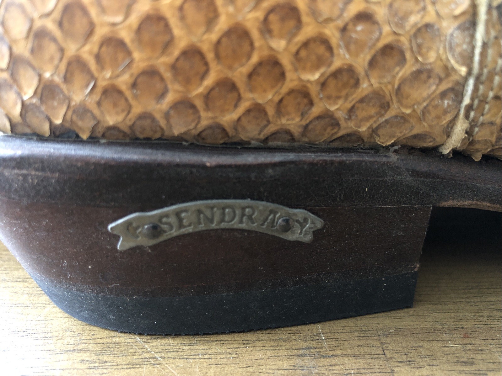 “SENDRA” Python Cowboy Boots for men size 10 image 5