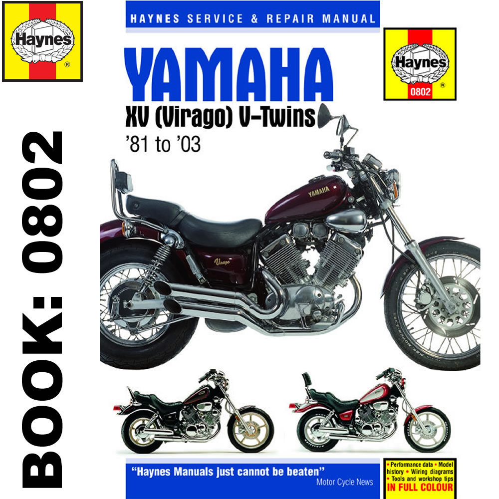 Norton Secured - powered by Verisign Haynes Yamaha XV Virago V-twins 1981 -  2003 Motorcycle Workshop .