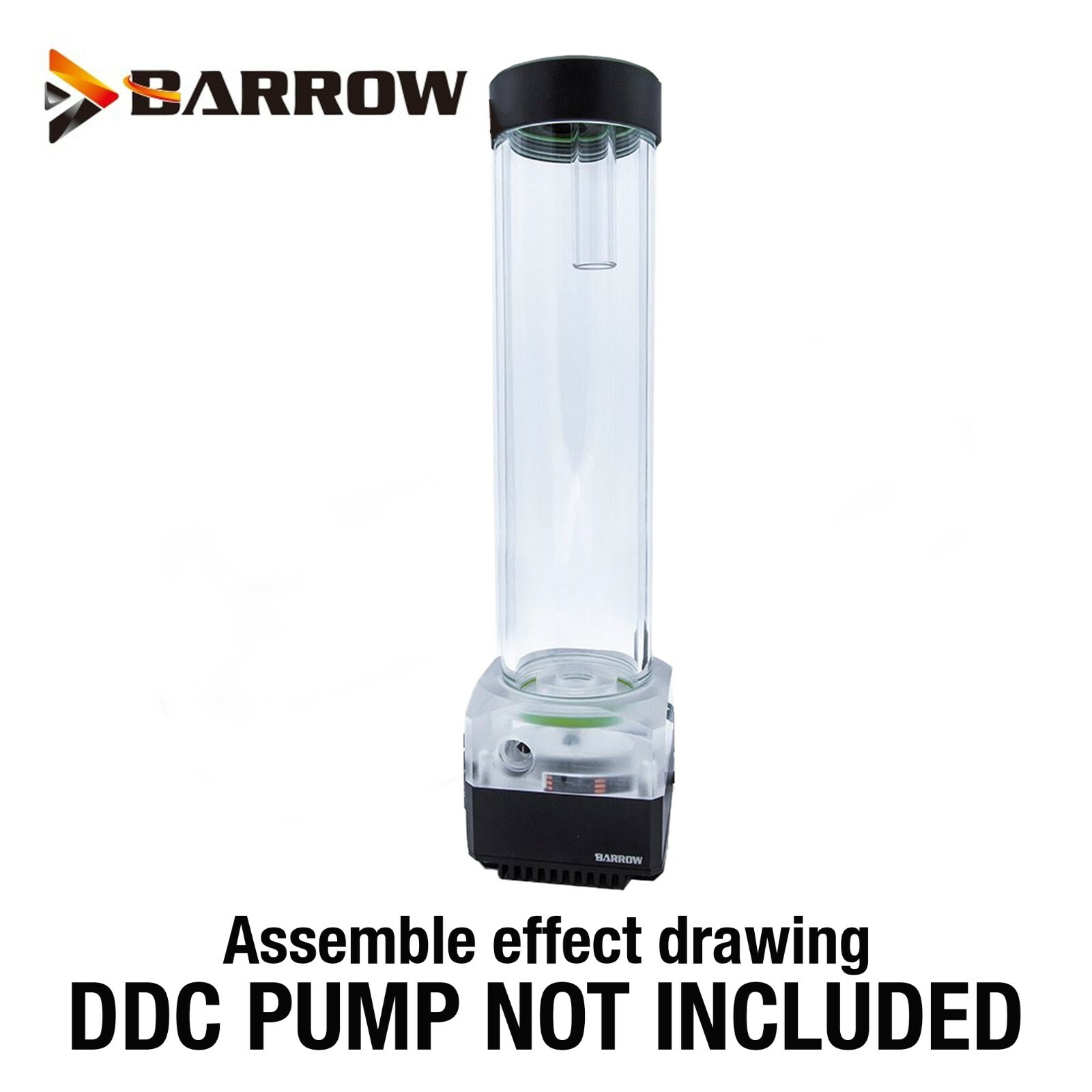 Barrow Water Cooling 50mm Cylinder Reservoir DDC Pump Combo 140mm 190mm ...