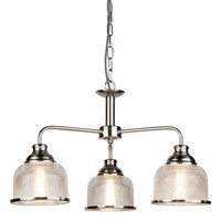Decken HäNge Lampe Leuchte Silber Flur Ess Schlaf Wohn Zimmer Beleuchtung