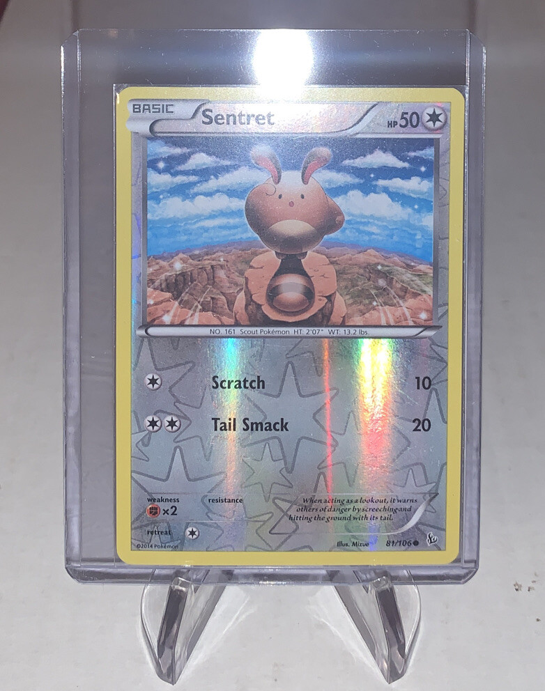 2014 Pokemon Flashfire Reverse Holo Sentret 81/106