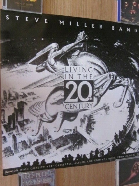  Steve Miller Band 1986 Living In The 20th Century Promo Poster 