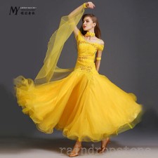 NEW Ballroom Competition Dance Dress Modern Waltz Tango Standard Dress MY183