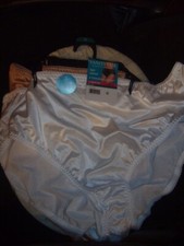 3 PR RADIANT VANITY FAIR LIGHT CONTROL HI-CUT NYLON PANTIES NIP SZ 12 ASSTD