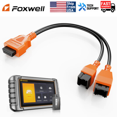 Foxwell For Chrysler 12+8 OBD2 Scanner Adapter Cable Work W/ NT8