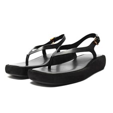 Summer Women Platform Beach Shoes Thick Soled Flip Flops Pinch Toe Flat Sandals