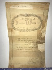 FDR Roosevelt Dead April 13 1945 RMS Queen Elizebeth Newspaper 