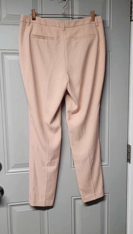 Pantalones para mujer Saint Tropez West S 10 elegantes rectos melocotón plisados y bolsillos Foto 2 de 4