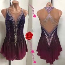 ice figure skating competition dress Gymnastics costume dance Dress dyeing