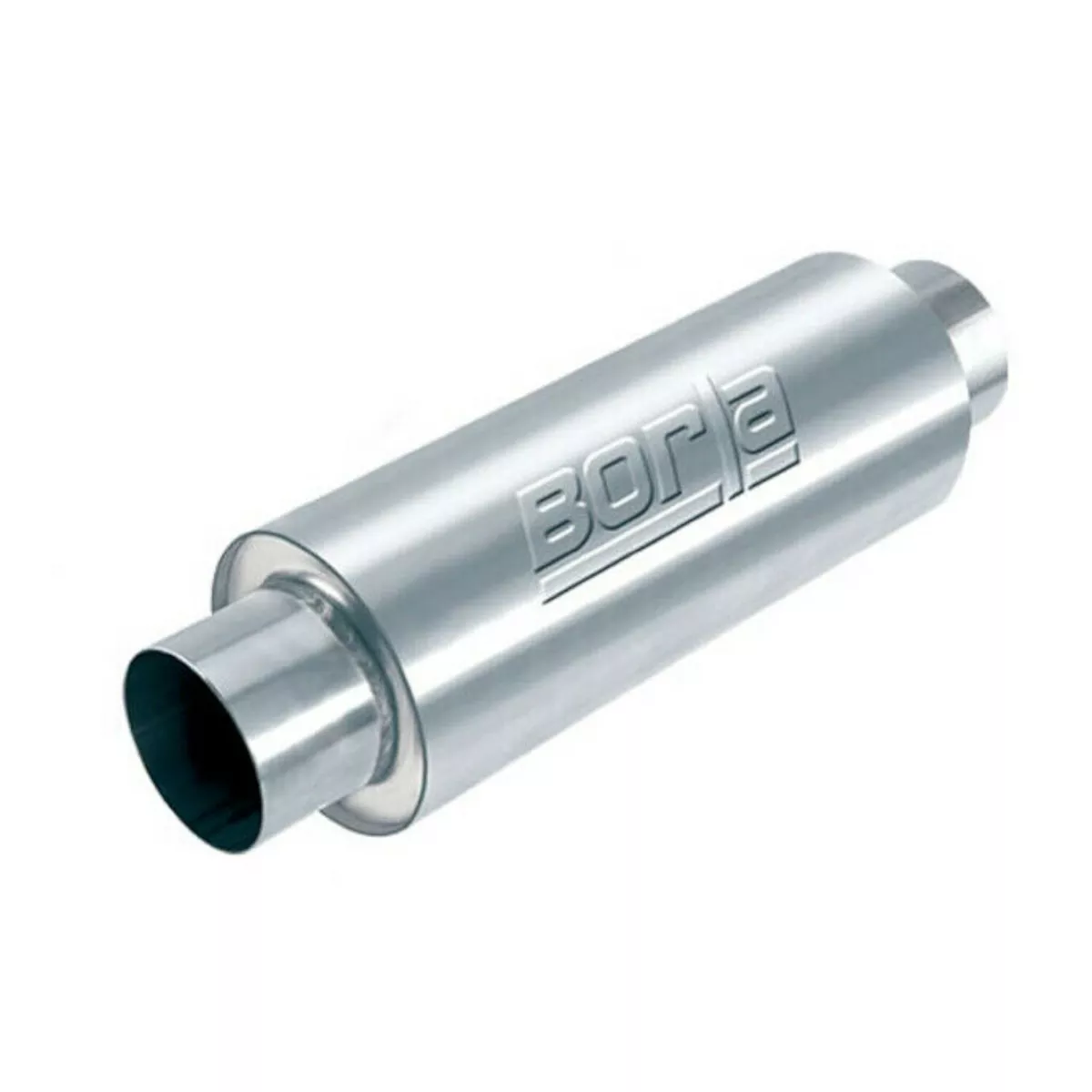 Borla Racing Muffler XR-1 3 in. Inlet/Outlet Brushed Stainless Steel 20  Length