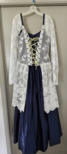 Vintage Gunne Sax Dress Corset Renaissance Romantic Cosmo Dress Size 13/14