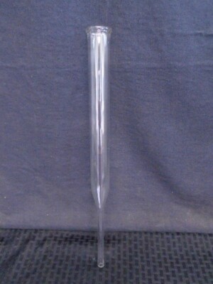 Laboratory Plain Chromatography Column 300mm Eff. Length 17-1/2  OAH x 33mm D