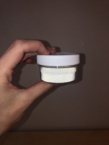 Reflective Combo Pack - 50g - Airport Beads, White & Silver Reflective Powder - Picture 4 of 8