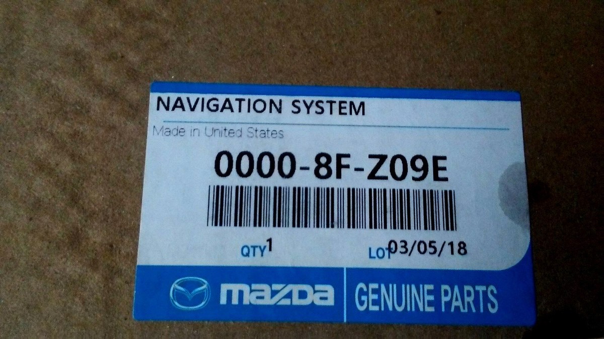 2015 - 2016 Mazda3 CX-5 Mazda6 MX-5 CX-3 Navigation SD Card - 0000