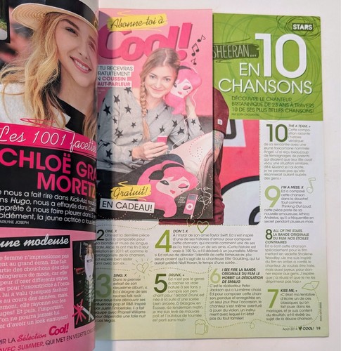 Cool! Magazine Vol. 18 #4 - Aout 2014 - Ansel Elgort (Sac/Carton) - Picture 12 of 12