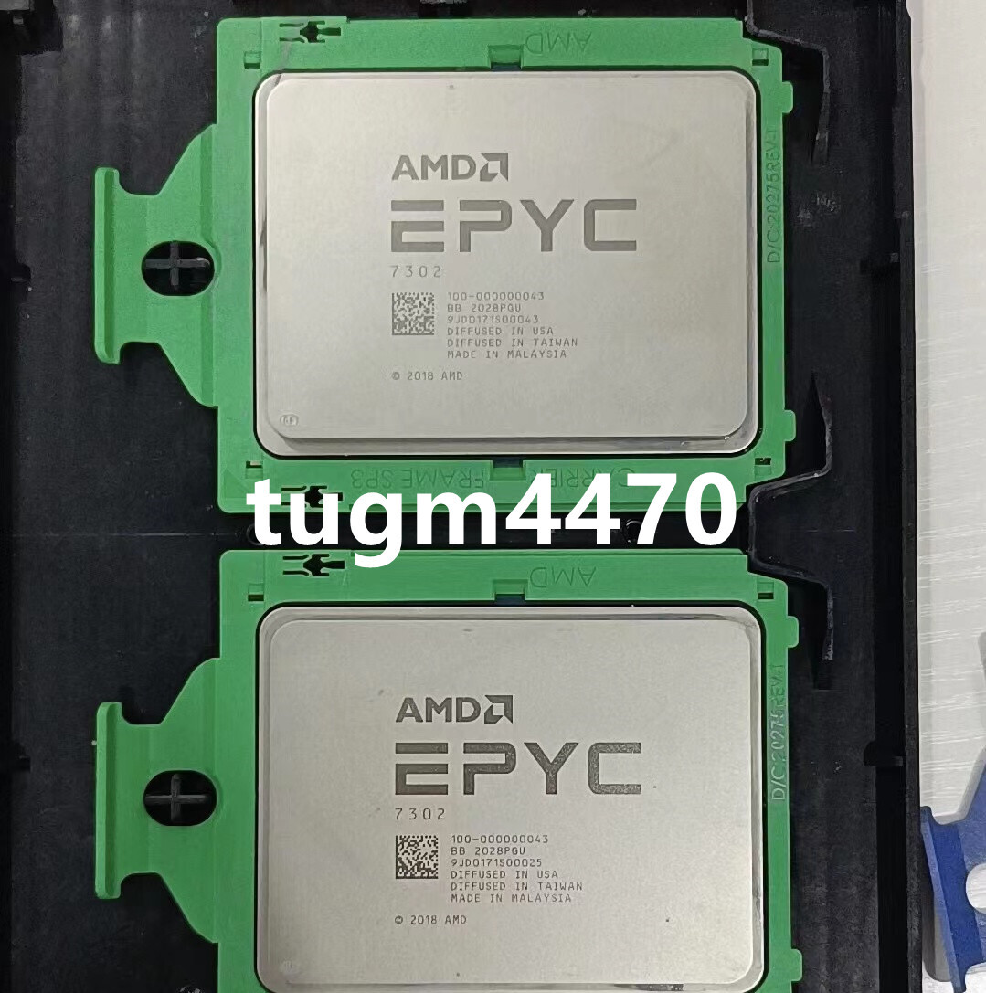AMD epyc 7302 CPU sp3 processor 3.0 GHz 16 core 100-000000043