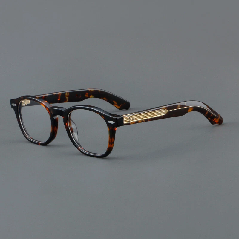 Retro Square Acetate Thick Eyeglasses Hand Made Glasses Frames Men Women Vintage