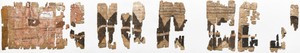 Fragments of The Goldmine Papyrus Mining Map Ancient Egypt Wall Art 17x96 Poster