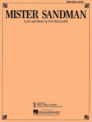 PAL BALLIARD MISTER SANDMAN SHEET MUSIC PIANO/VOCAL/GUITAR BRAND NEW ON SALE