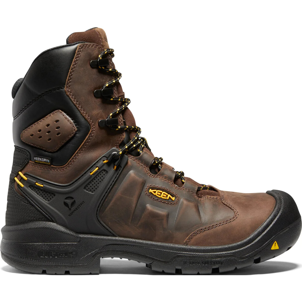 KEEN DOVER 8"" DA UOMO UTILITY PUNTA IN CARBONIO EH TPU SHANK IMPERMEABILE 1024186 (STATI USA)