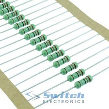 1 Ohm to 4.7M Ohm - 0.5W Power Metal Film Resistor 1% Tolerance