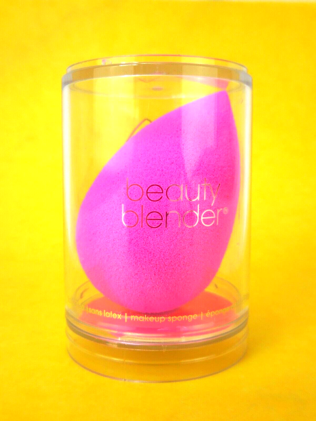 Beauty Blender Latex Free Makeup Sponge NEON PINK 4g / 0.14 oz NEW FULL SIZE