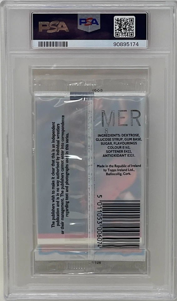 1993 Topps Ireland WWF Wacky Wrestling paquete sellado Hulk Hogan #13 Top PSA 8 Foto 2 de 2