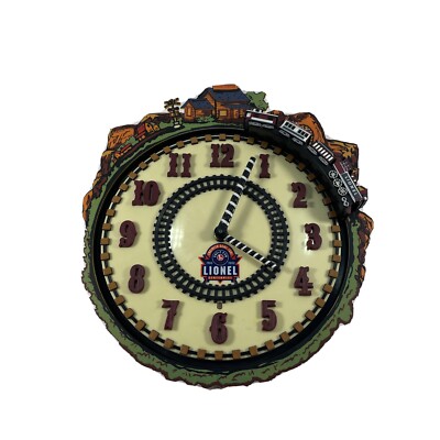 LIONEL Train Clock 掛け時計 Vintage LIONEL Train Wall Clock