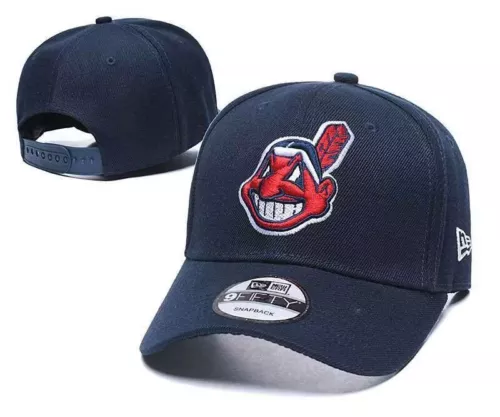Cappelli Cleveland Indians berretto a scatto nuovo regolabile logo ricamato berretto baseball - Foto 7 di 13