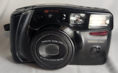 Vintage Samsung Maxima Zoom 105 AF FUZZY LOGIC 35-70 mm Super