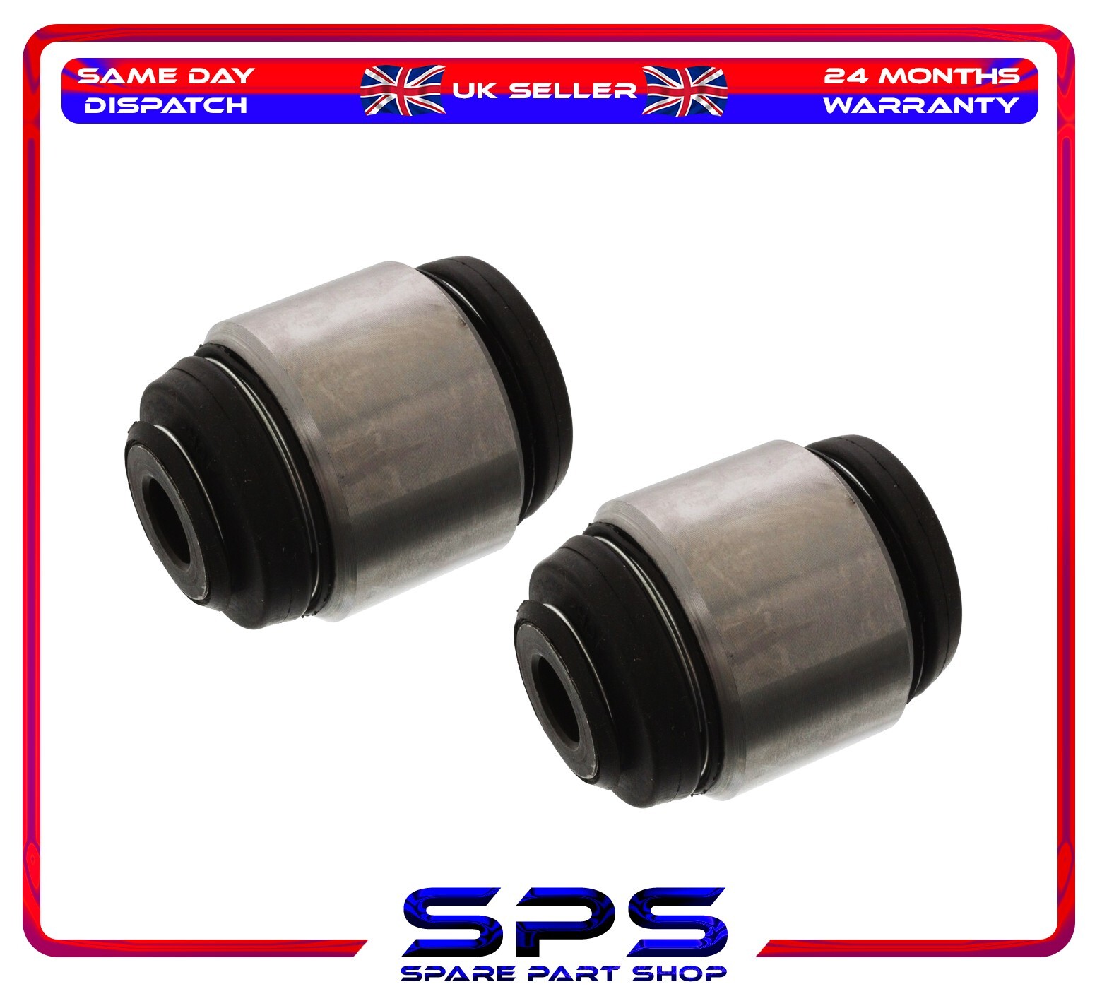 2X Hub Wishbone Bushes Rear Upper For Discovery L319 Range Rover L320 RHF500100