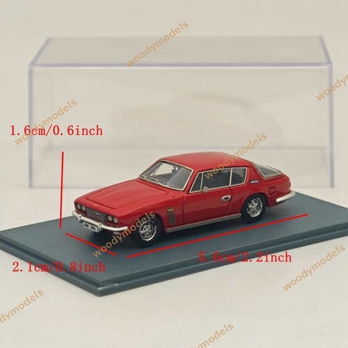 MODELOS A ESCALA NEO 1/87 Jensen Interceptor III Coche Resina Roja Colección Limitada - Imagen 6 de 6