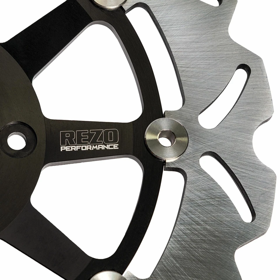 Par de discos de rotor de freno delantero ondulado de acero inoxidable para Kawasaki Z 1000 03-06 Foto 4 de 4