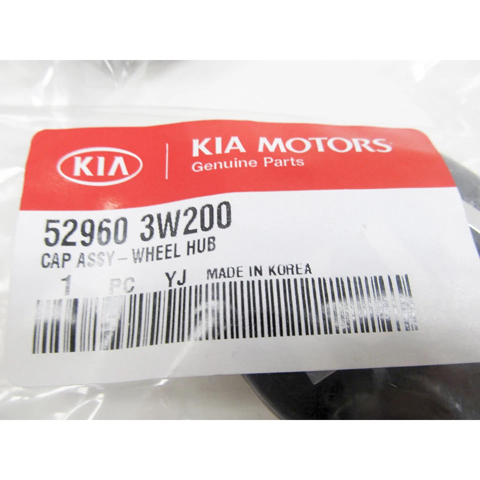 Tapacubos central de rueda Kia 2011-2023 genuino OEM NUEVO con logotipo 52960-3W200 Foto 4 de 4