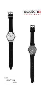 Swatch SYXS100 SKIN SKINNOIRIRON Universal Urethane Watch | eBay