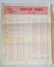 Excellent Leica Authorized Dealers July 1979 Brochure P-4112