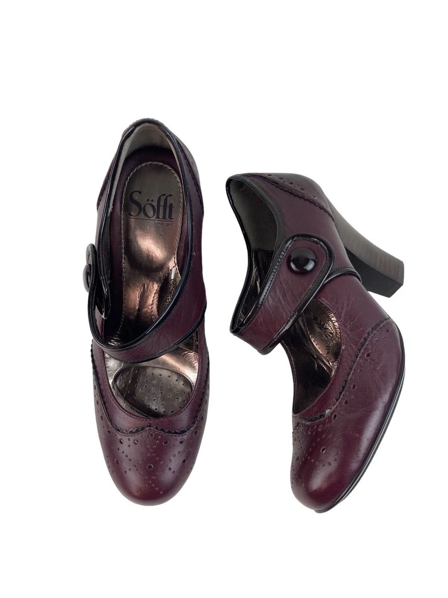 Burgundy oxford best sale heels