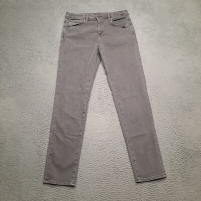 American Eagle Jeans Mens 32x36 Grey Medium Wash Athletic Fit Stretch Denim  Pant