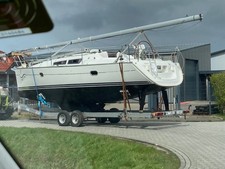 Straßentrailer für 10 mtr. Segelboot ( 25km/h )