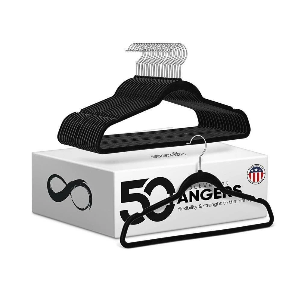 SereneLife Velvet Suit Hangers