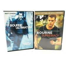 Bourne Supremacy Bourne Ultimatum DVD Action Movie Bundle Lot of 2