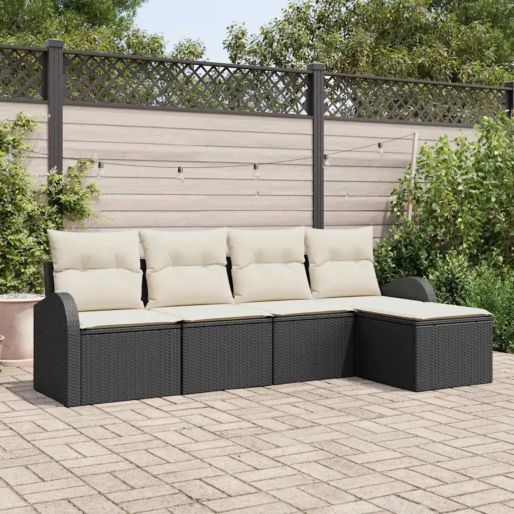 Divano Da Giardino | Sofà Da Giardino | Divano Per Esterni Con Cuscini 3 Posti Grigio Chiaro Polyrattan Cfw66465 92241453
