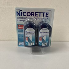 Nicorette Coated Nicotine Lozenges 4mg Ice Mint - 80 Count G73-94