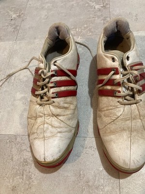 tour 360 golf shoes red stripe size 11 fair condition