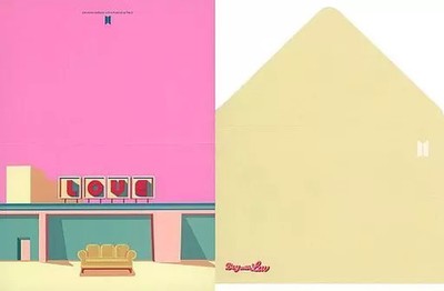 BTS Boy with Luv Card Paper Product BTS POP UP: HOUSE OF BTS Limited Edition