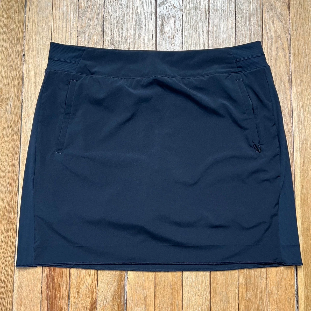 Jupe-Short Athleta Femme - Orange, Taille XL - Wrap Tie Waist - Running/Hiking
