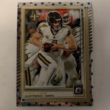 2023 Panini Donruss Optic Derek Carr Prizm Stars #53 Saints Football Card