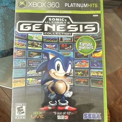 SEGA Sonic's Ultimate Genesis Collection Platinum Hits Xbox 360 Multiplayer E10+